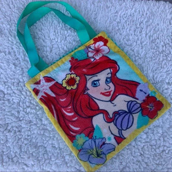 Disney Bags Vintage Little Mermaid Terry Towel Bag Super Cute